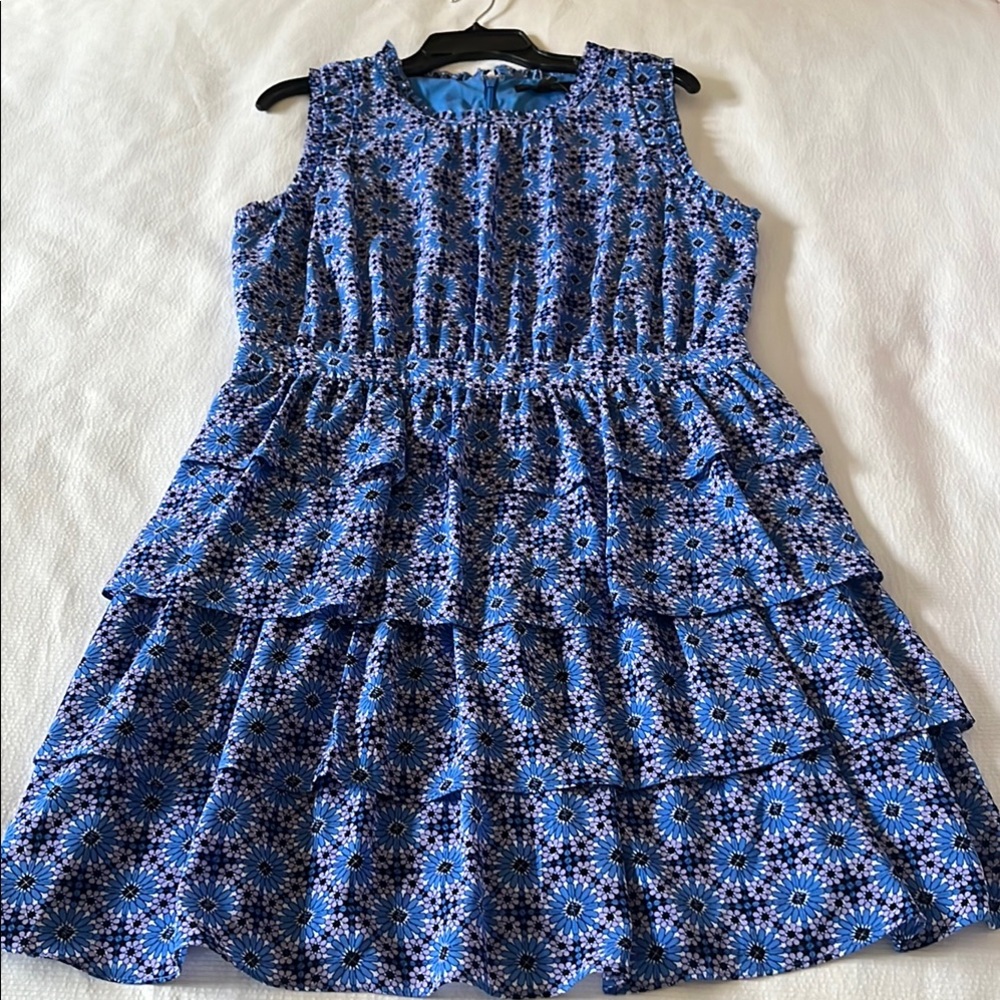 New Banana Republic Dress, Blue/Violet, Size 12, NWT & Never Worn